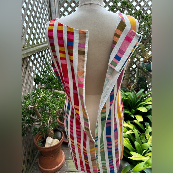 Ronni Nicole dress Size 10. Linen/rayon blend  2 side pockets. EUC - Picture 4 of 11